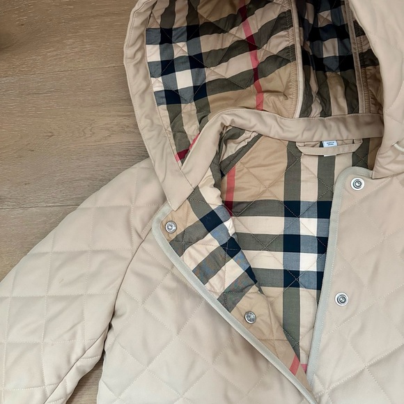 Burberry Tan Quilted Women's Jacket